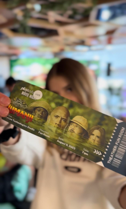 August provided the opportunity to host a Jumanji movie night in honour of launching our new product – the Live game show, Jumanji.